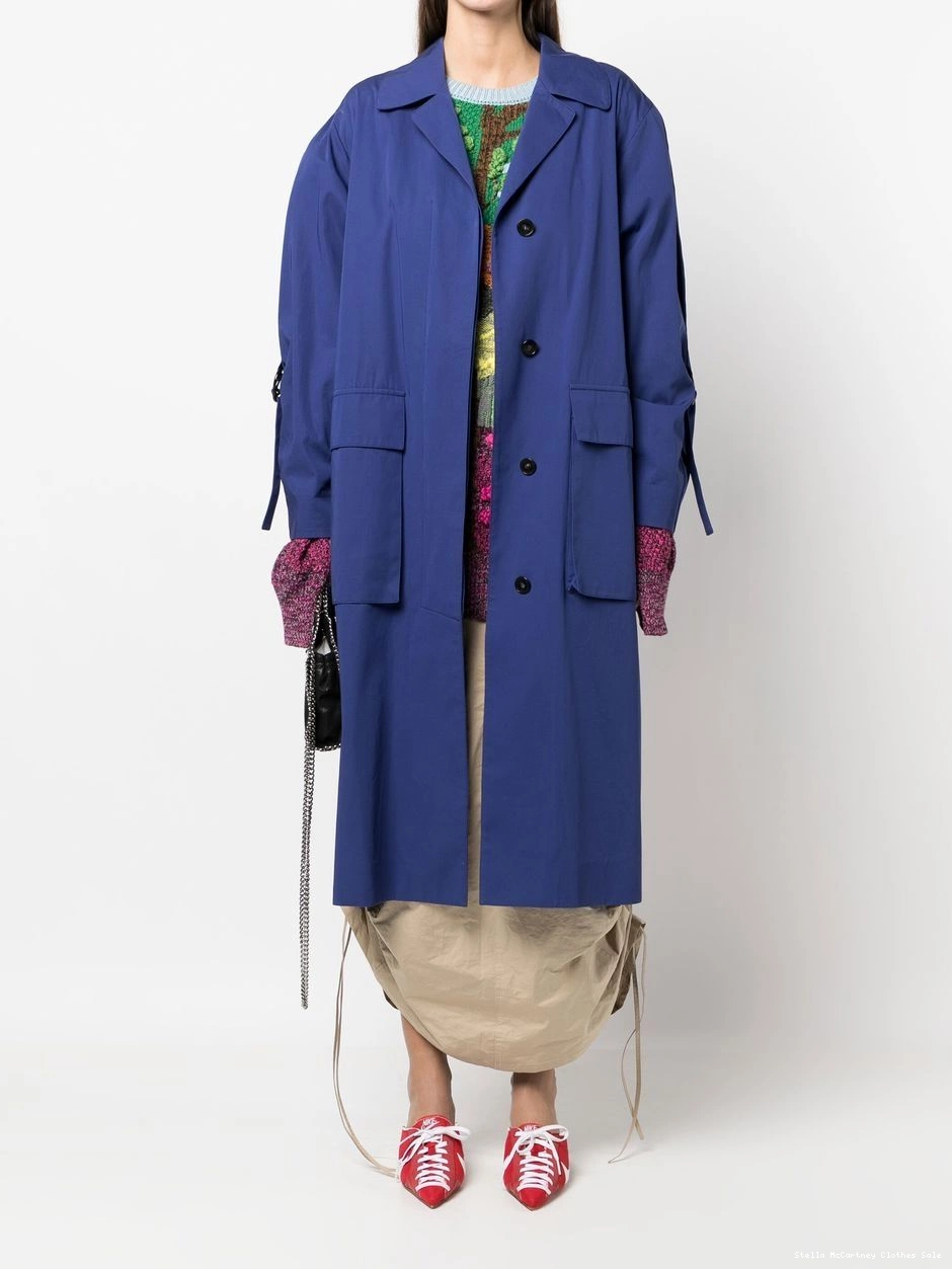Cheap trench coat Stella Women buttoned-up McCartney 0723